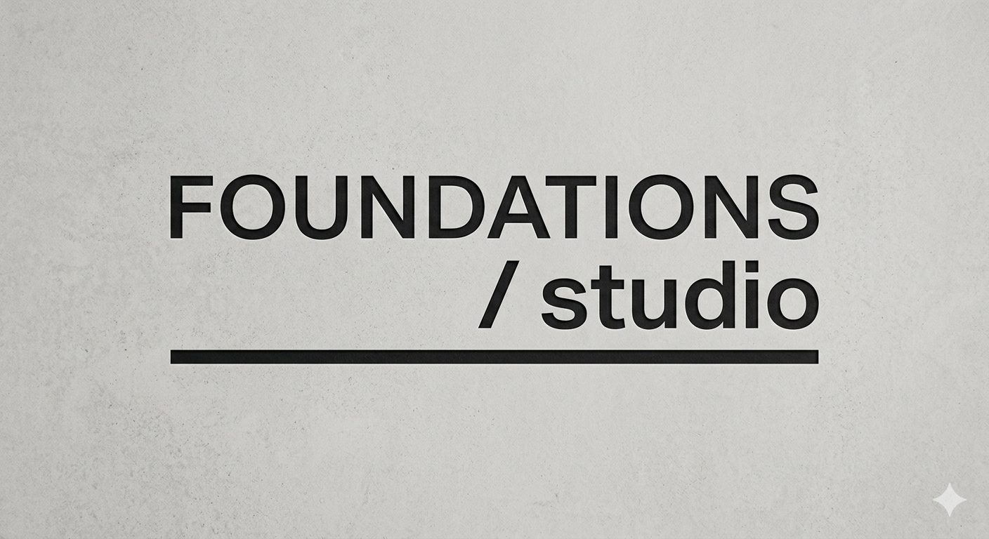 foundations studio brand logo