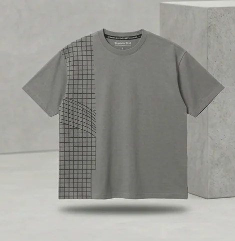 The Brutalist Grid Tee front