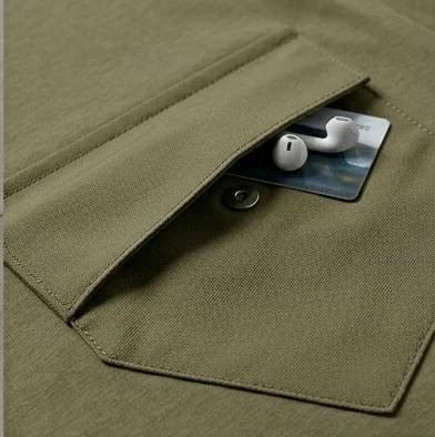 The Catalyst Pocket-Tee close detail