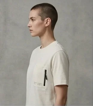 The Compass Pocket Tee side