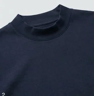 The Void Mock-Neck Tee up-close